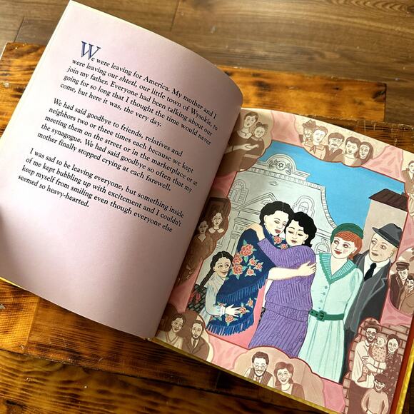 Vintage 1992 Leaving For America Roslyn Bresnick-Perry Russian Jewish Book - Picture 5 of 11